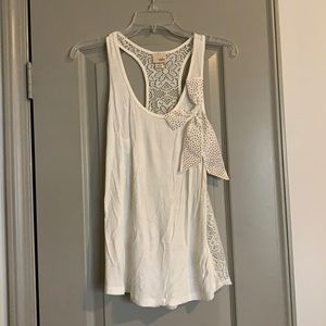 Lace Tank Top with bow